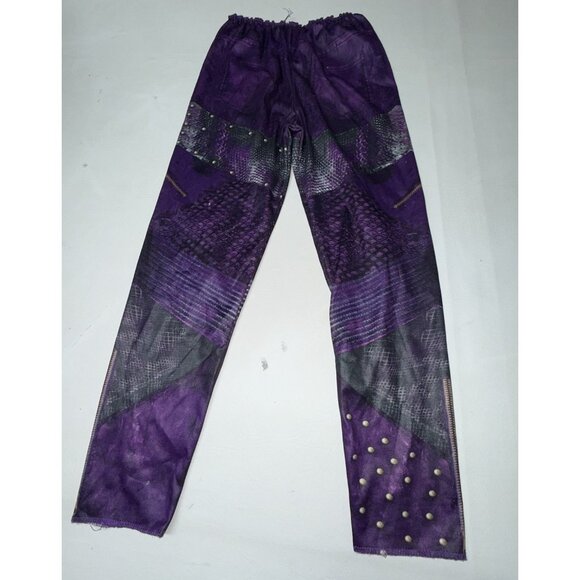 Disney Descendants 2 Mal Halloween Costume Girls S 4-6 3 Piece Outfit + Wig - Picture 9 of 12